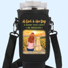 The Best Part Of Me Is My Dog - Dog Personalized Custom Neoprene Water Bottle Carrier With Pocket - Gift For Pet Owners, Pet Lovers