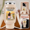 The Best Part Of Me Is My Dog - Dog Personalized Custom Neoprene Water Bottle Carrier With Pocket - Gift For Pet Owners, Pet Lovers