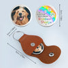 Custom Photo In Every Paw Print, A Piece Of My Heart - Memorial Personalized Custom Pocket Hug - Sympathy Gift For Pet Owners, Pet Lovers