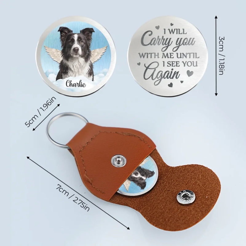 Custom Photo Gone But Not Forgotten, Forever Loved - Memorial Personalized Custom Pocket Hug - Sympathy Gift For Pet Owners, Pet Lovers