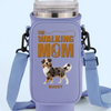 My Dog, My Walking Partner, My Joy - Dog Personalized Custom Neoprene Water Bottle Carrier With Pocket - Gift For Pet Owners, Pet Lovers