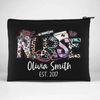 Healing Hands, Caring Hearts - Nurse Personalized Custom Cosmetic Bag - Appreciation, Thank You Gift, Nurse Life, Doctor Life