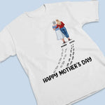 Walking Through Life, Hand In Hand - Family Personalized Custom Unisex T-shirt, Premium T-shirt, Hoodie - Mother's Day, Gift For Mom, Daughter