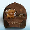 Just Like A Calf, You’re My Little Miracle - Family Personalized Custom Hat, All Over Print Classic Cap - Mother's Day, Gift For Mom, Grandma