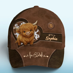 Just Like A Calf, You’re My Little Miracle - Family Personalized Custom Hat, All Over Print Classic Cap - Mother's Day, Gift For Mom, Grandma