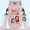Dog Mom Vibes Only - Dog Personalized Custom Neoprene Water Bottle Carrier With Pocket - Mother's Day, Gift For Pet Owners, Pet Lovers