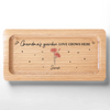 Grandma's Favorite Garden - Family Personalized Custom Wooden Jewelry Box - Mother's Day, Gift For Mom, Grandma