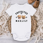 Custom Photo Cuteness Is Their Disguise - Dog & Cat Personalized Custom Baby Onesie - Baby Shower Gift, Gift For Dog Lovers, Cat Lovers