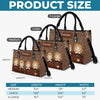 Grandma’s World In One Bag - Family Personalized Custom Leather Handbag - Mother's Day, Gift For Mom, Grandma