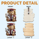 From Nap Time To Cap Time - Family Personalized Custom Car Visor Clip - Graduation Gift For Family
