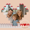 Custom Photo Made With Blocks, Filled With Love - Family Personalized Custom Building Blocks Puzzle, 3D Building Blocks - Mother's Day Gift For Mom, Family Members