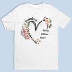 Love Always Shines Bright With Grandma - Family  Personalized Custom Unisex T-shirt, Premium T-shirt, Hoodie - Mother's Day, Gift For Grandma