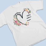 Love Always Shines Bright With Grandma - Family  Personalized Custom Unisex T-shirt, Premium T-shirt, Hoodie - Mother's Day, Gift For Grandma