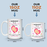 Warming Your Belly, Soon To Warm Your World - Family Personalized Custom Mug - Mother's Day, Baby Shower Gift, Gift For New Moms, Baby