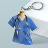 Pocket Full Of Tools, Heart Full Of Care - Nurse Personalized Custom Shaped Acrylic Keychain - Appreciation, Thank You Gift, Nurse Life, Doctor Life