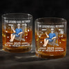 I Worked My Whole Life For This Glass - Family Personalized Custom Whiskey Glass - Father's Day, Gift For Dad, Grandpa