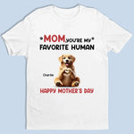 A Dog’s Love For Mom Is Unmatched - Dog Personalized Custom Unisex T-shirt, Premium T-shirt, Hoodie - Mother's Day, Gift For Dog Lovers, Mom