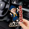 Custom Photo From Student To Star - Family Personalized Custom Car Visor Clip - Graduation Gift For Family Members, Siblings, Brothers, Sisters