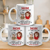 Always Myself Because Of You, Mom - Family Personalized Custom Mug - Mother's Day, Gift For Mom, Grandma