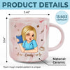 Nursing Is A Work Of Heart - Nurse Personalized Custom Marble Mug - Appreciation, Thank You Gift, Nurse Life, Doctor Life
