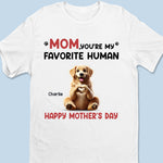 A Dog’s Love For Mom Is Unmatched - Dog Personalized Custom Unisex T-shirt, Premium T-shirt, Hoodie - Mother's Day, Gift For Dog Lovers, Mom