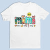 She’s The Ice Cream To Our Summer - Family Personalized Custom Unisex T-shirt, Premium T-shirt, Hoodie - Summer Vacation Gift For Mom, Grandma