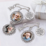 Custom Photo Until We Meet Again - Memorial Personalized Custom Graduation Tassel Pin - Sympathy Gift, Graduation Gift For Family Members, Siblings, Brothers, Sisters