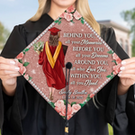 Behind You, All Your Memories - Family Personalized Custom Graduation Cap - Graduation Gift For Family Members, Siblings, Brothers, Sisters