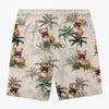 Custom Photo Island Boy With A Bark - Dog & Cat Personalized Custom Tropical Hawaiian Aloha Men Beach Shorts - Summer Vacation Gift For Pet Owners, Pet Lovers