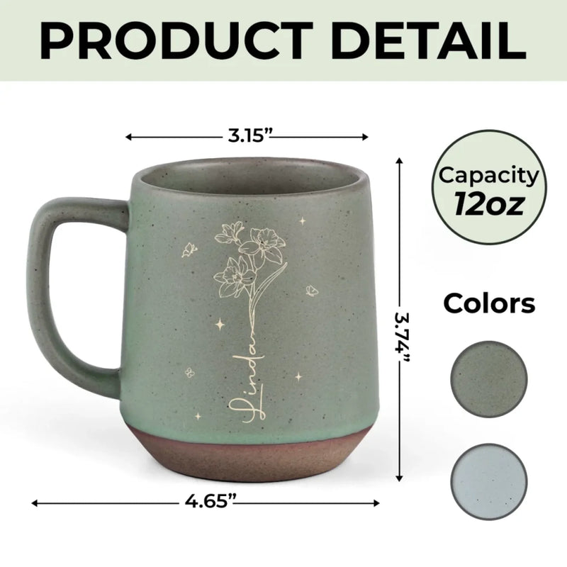 The Only Thing Better Than Being Your Mother - Family Personalized Custom Printed Stoneware 12oz Mug - Mother's Day, Gift For Daughter