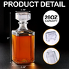 Raising Kids, Raising Glasses - Family Personalized Custom Glass Whiskey Bottle - Father's Day, Gift For Dad, Grandpa