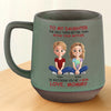 Watching You Be A Mom Warms My Heart - Family Personalized Custom Printed Stoneware 12oz Mug - Mother's Day, Gift For Mom, Daughter