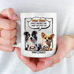 I Woof You More Than Treats, Mom - Dog Personalized Custom Mug - Mother's Day, Gift For Mom, Dog Lovers