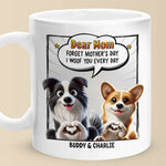 I Woof You More Than Treats, Mom - Dog Personalized Custom Mug - Mother's Day, Gift For Mom, Dog Lovers