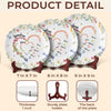 From Grandma to Mom to Us - Family Personalized Custom Ceramic Plate - Mother's Day, Gift For Mom, Grandma