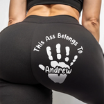Reserved For One Lucky Hand - Personalized Custom Women Leggings - Gifts For Wife