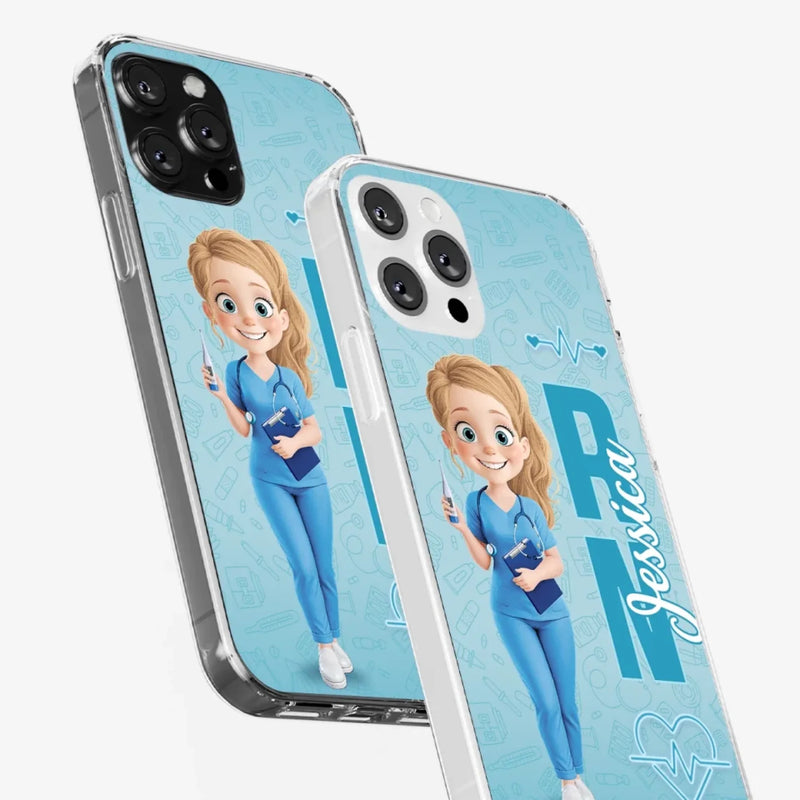 Not Just A Job, It's A Mission - Nurse Personalized Custom Clear Phone Case - Appreciation, Thank You Gift, Nurse Life, Doctor Life