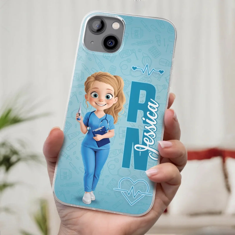 Not Just A Job, It's A Mission - Nurse Personalized Custom Clear Phone Case - Appreciation, Thank You Gift, Nurse Life, Doctor Life