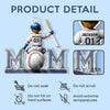 Proud Baseball Mom - Family Personalized Custom Car Ornament - Acrylic Custom Shaped - Mother's Day, House Warming Gift For Mom, Sport Lovers, Sport Players