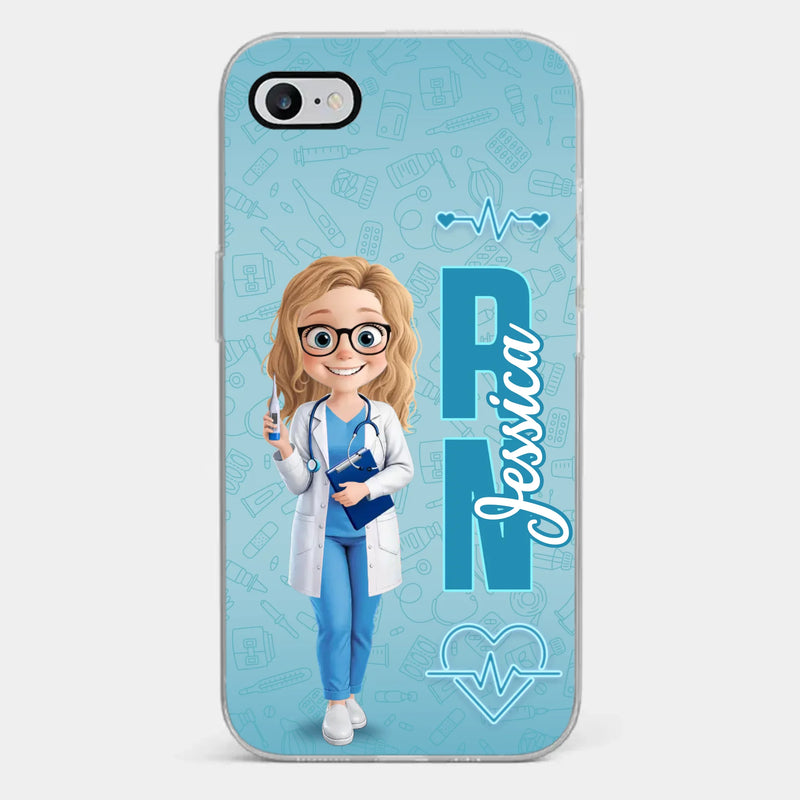 Not Just A Job, It's A Mission - Nurse Personalized Custom Clear Phone Case - Appreciation, Thank You Gift, Nurse Life, Doctor Life