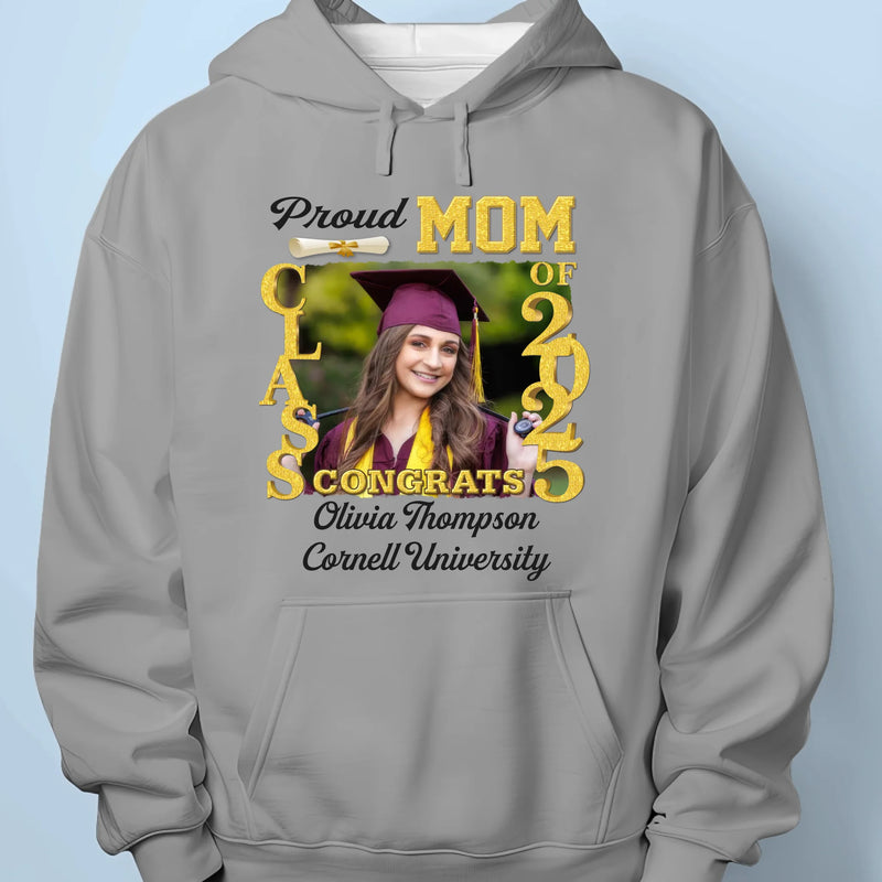 Custom Photo Tears And Cheers - Family Personalized Custom Unisex T-shirt, Premium T-shirt, Hoodie - Graduation Gift For Family Members, Siblings, Brothers, Sisters