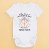 Together from Day One - Family Personalized Custom Baby Onesie - Mother's Day, Baby Shower Gift, Gift For First Mom
