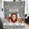 This Is My Dog Cuddling Blanket - Dog Personalized Custom Blanket - Gift For Pet Owners, Pet Lovers