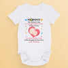 Snuggled in Your Tummy, Loved Forever - Family Personalized Custom Baby Onesie - Mother's Day, Baby Shower Gift, Gift For First Mom, Baby Kids, Newborn Baby