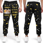 Diploma In Hand, Bedtime Begins - Family Personalized Custom Unisex Sweatpants - Graduation Gift For Family