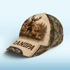 Always Leading, Forever Loved - Family Personalized Custom Hat, All Over Print Classic Cap - Father's Day, Gift For Dad, Grandpa