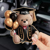 Proudly Graduated And Still Huggable - Family Personalized Custom Car Visor Clip - Graduation Gift For Family Members, Siblings, Brothers, Sisters