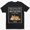 Custom Photo To The Best Dog Dad, I Woof You - Dog Personalized Custom Unisex T-shirt, Premium T-shirt, Hoodie - Mother's Day, Father's Day, Gift For Pet Owners, Pet Lovers