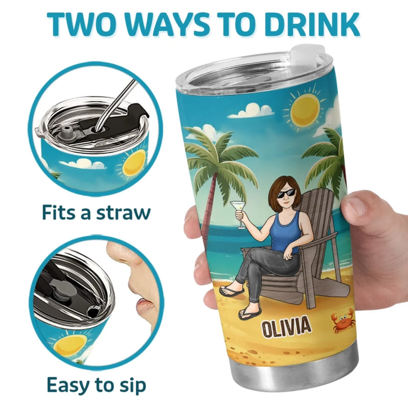 No Deadlines, Just Lifelines - Personalized Custom Tumbler - Appreciation, Retirement Gift For Yourself, Best Friends, Siblings, Family Members, Coworkers