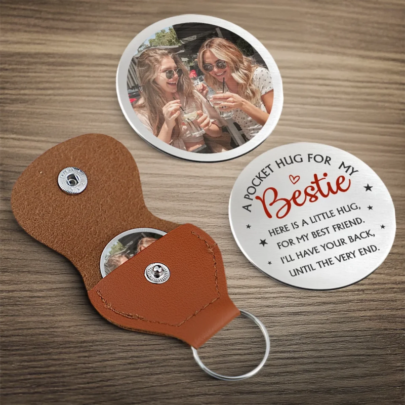 Custom Photo Your Pocket Full Of Love - Family Personalized Custom Pocket Hug - Graduation Gift For Family Members, Siblings, Brothers, Sisters